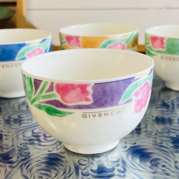 Givenchy Paris Yamaka Intl Tea Set Pot & Cups 5 Servings Floral Excellent - Picture 6 of 13